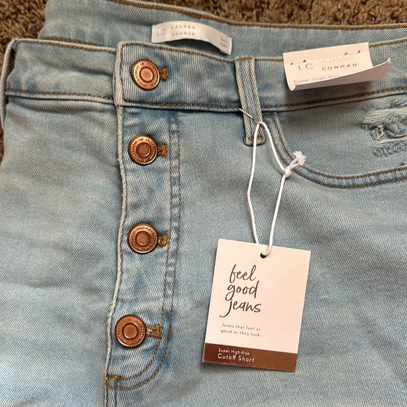 Lauren Conrad Super High Rise Denim shorts - Picture 2 of 5